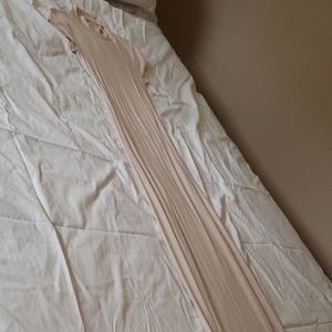 Long dress back open